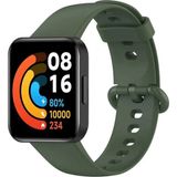 Nezih Case Xiaomi Redmi Watch 2 Lite Uyumlu Yumuşak Akıllı Saat Silikon Kordon/kayış - Asker Yeşili