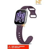 Nezih Case Xiaomi Redmi Watch 4 / 5 / 6 / Band 8 Pro / Uyumlu Leopar Desenli Silikon Kordon - Redmi Watch 4 / 5 Mi Band 8 / 9 Pro - Mor