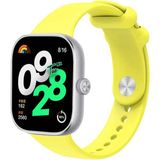 Nezih Case Xiaomi Redmi Watch 4 / 5 / 6 / Band 8 Pro / Uyumlu Tasarım Spor Jel Silikon Kordon - Açık Sarı