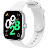 Nezih Case Xiaomi Redmi Watch 4 / 5 / 6 / Band 8 Pro / Uyumlu Tasarım Spor Jel Silikon Kordon - Beyaz