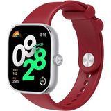 Nezih Case Xiaomi Redmi Watch 4 / 5 / 6 / Band 8 Pro / Uyumlu Tasarım Spor Jel Silikon Kordon - Bordo