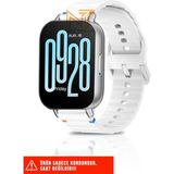 Nezih Case Xiaomi Redmi Watch 4 / 5 / 6 / Band 8 Pro / Uyumlu Wave Silikon Kordon 20MM - Xiaomi Redmi Watch 4 / Redmi Watch 5 / Mi Band 8 Pro - Beyaz