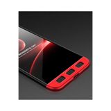 Nezih Case Xiaomi Redmi Y1 Lite Uyumlu Sert Silikon Kılıf, Mat Görünüm Ultra İnce, Siyah/Kırmızı