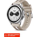 Nezih Case Xiaomi Watch S4 - S3 - S1 - S1 Active / S1 Pro / Watch 2 / Watch 2 Pro Uyumlu Lansman Kordon 22MM - Starlight