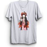 Nezuko Kamado S3 Demon Slayer, Iblis Keser, Anime Tişört - Beyaz