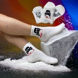 NF GLCN Unisex Kolej Çorap Aşk Desenli 3’lü - 35 - 40 - Renkli