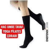 NF ND ENEFENDİ Kaydırmaz Taban Unisex Siyah Yoga, Pilates ve Tavaf Çorabı | Konforlu Spor Dizaltı Soket Çorap 36-40 - 36 - 40
