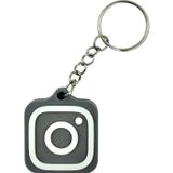 NFC Anahtarlık - İnstagram Anahtarlık Gri (Küçük Boy 3 cm)