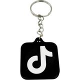 NFC Anahtarlık - Tiktok Anahtarlık Siyah Model 1 (3,5 cm)