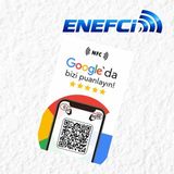 Nfc Google Yorum Kartı – "google’da Bizi Puanlayın!" – Temassız Hızlı Değerlendirme Kartı – Google R