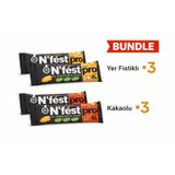Nfest Yer Fıstık Ve Kakao Yüksek Protein Bar Deneme Paketi 50G X 6 Adet