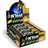 N'fest Yer Fıstıklı Yüksek Protein Bar 50 g X 12 Adet Glutensiz ve Yüksek Lifli Doğal İçerik - 540 gr