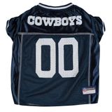 NFL Dallas Cowboys Köpek Forması - Polyester Malzeme - Beden: XX-Large - Köpekler ve Kediler için En İyi Futbol Forması Kostümü - Lisanslı Forma Gömlek