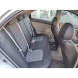 NfsAuto Kia Cerato Oto Koltuk Kılıfı - Açık Gri - Siyah