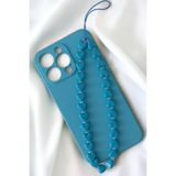 nftart.design Kalpler Ve Mini Boncuklu Bilek Telefon Askısı , Telefon Ipi, Telefon Charmı