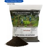 NFzz Organik NFzz Doğal Solucan Gübresi 2 kg Sürdürülebilir ve %100 Doğal Özellikte - 2 KG (4 LT)