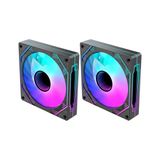 Ng-A120b 2 Adet Infinity Mirror Argb Pwm Kasa Fanı