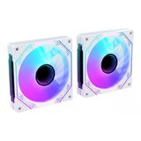 Ng-A120w 2 Adet Infinity Mirror Argb Pwm Kasa Fanı Beyaz
