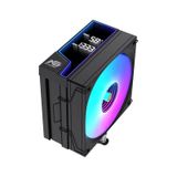 Ng Frost 600B 220W Tdp Argb Fanlı Derece Ve Devir Göstergeli Üst Seviye Kule Tipi Cpu Soğutucu Siyah