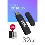 NGA 32 GB Rubber Işıklı Usb Bellek Güvenli USB Memory - Flash Drive