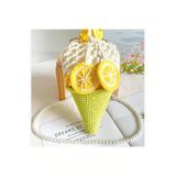 NGAHOME El Örgüsü Limon Külah Çanta