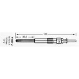 NGK 2691 Isıtma Kızdırma Bujisi Y-507J Bmw Serıe 3 5 7-Mg Zt 2.0 Cdtı Omega B 2.5 Dtı Rover 75 Rj Cdt