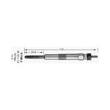 NGK 5013 Isıtma Kızdırma Bujisi Accent Admire 03-06 Getz 03- Sonata İ30 08- Matrıx 01- Santafe T / Carens OEM Yedek Parca 38568717