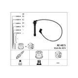 NGK 8474 BUJI KABLOSU ACCORD 96-02 1,8-2,0-2,2 VTECCIVIC 95-05 1,