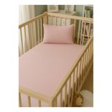 ngn collection 2'li Set %100 Pamuk Poplin Bebek Lastikli Çarşaf ve Yastık Kılıfı Park Yatak | 60x120 cm 35x45 cm