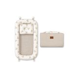 ngn collection Katlanabilir Babynest Anne Yanı Baby Nest %100 Pamuk Bebek Yatağı Çıkarılabilir Yıkanabilir Kılıflı Yenidoğan Nest