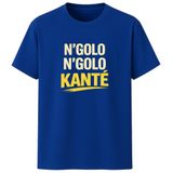 N’Golo N’Golo Kanté Futbol Tişörtü – Futbol Fan T-Shirt, Unisex Spor Taraftar Tshirt – Relax Fit (Hafif Bol Kalıp) –%100 Pamuk – DTF Baskı(0155,Sax,S)