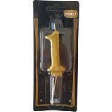 Ngüzel Party 1 Yaş Büyük Boy (7 Cm) 1 Rakam Lüks Pasta Mum Gold