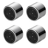 NHPY 4 adet 22 mm musluklar için perlatör, M22 musluk, süzgeç, musluk-havalandırıcı, musluk filtresi, iç dişli havalandırıcı, mutfak ve banyo için contalı