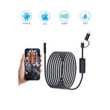 Nhr-16 Endoskop Yılan Kamera Apple Uyumlu iOS Ve Android Led'li 10 Metre