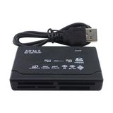 NHR Çoklu Kart Okuyucu Compact Tf Micro Sd Mmc M2 Ms Xd Tf USB 2.0 - Siyah