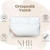 NHR HOME Medikal, Ortopedik Baş Ve Boyun Destekli Uyku Yastığı 40x60 12 - 40 x 60 x 11 cm - Beyaz