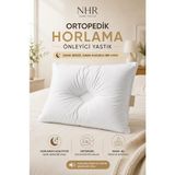 Nhr Home Ortopedik, Silent Sleep, Sessiz, Horlama Önleyici Uyku Yastığı / 2 Adet - 50 × 70 cm - Beyaz