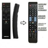 NHR Samsung Akıllı Kumanda BN59-01220D Tizen J Serisi Yedek Kumanda BN59-01220D - Siyah