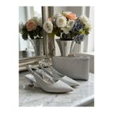 nhtshoes Kadın Işıltılı Kısa Topuklu Abiye Stiletto ve Çanta Takımı
