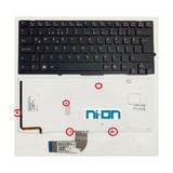 Ni-On Nion Sony VPCSB2A7E ,sony VPCSB2B7E Uyumlu Notebook Klavye (Siyah Aydınlatmalı Tr)
