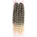 Nice Bulk Afro Su Dalgası / Kahve / Platin Ombreli