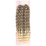 Nice Bulk Afro Su Dalgası Saç - Küllü Kahve / Platin Ombreli Nicebulk-8/613