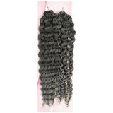 Nice Bulk Afro Su Dalgası Saç - Siyah / Gri Ombreli Nicebulk-T1b/Grey