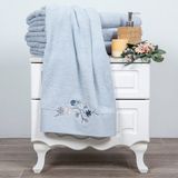 Nice Home Art Bella Banyo Havlusu 70X140 - 70 x 140 cm - Mavi