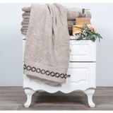 Nice Home Art Messa Banyo Havlusu 70X140 - 70 x 140 cm - Bej