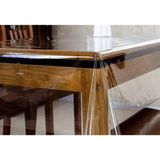 Nice Home Şeffaf Masa Örtüsü Pvc 0.15MM - Beyaz - 220 x 140 cm