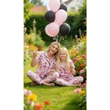 NiCe İç Giyim Hello Kitty Lisanslı Anne & Kız Pijama Takım Pembe Gömlek Yaka Düğmeli Yumuşacık %100 Pamuk (AYRI SATILIR)