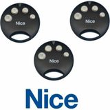 Nice Smilo (Sm4) 4 Kanallı Otomatik Kapı Kumandası (3 Adet) - Siyah