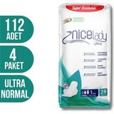 Nicelady Ultra Normal Hijyenik Ped Süper Avantajlı Paket 112 Adet