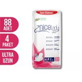 Nicelady Ultra Uzun Hijyenik Ped Süper Avantajlı Paket 88 Adet